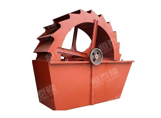 Wheel sand washing machine