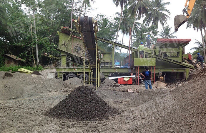 Sand stone crushing Line Project