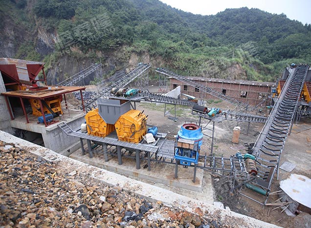 Stone and sand production line