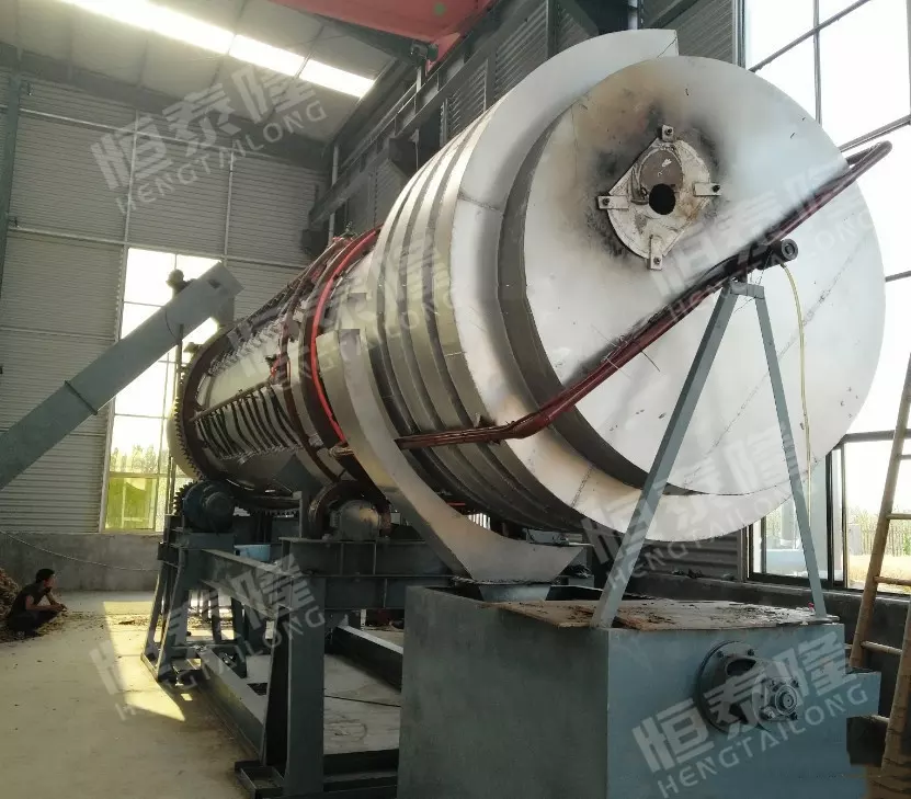 Activated carbon production equipment for Coconut Husks, Hazelnuts, Wood biomass