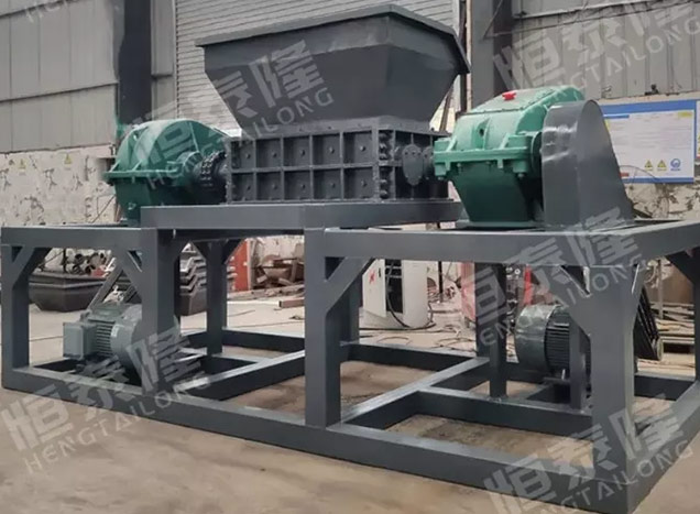 Waste tire shredding/recycling equipment