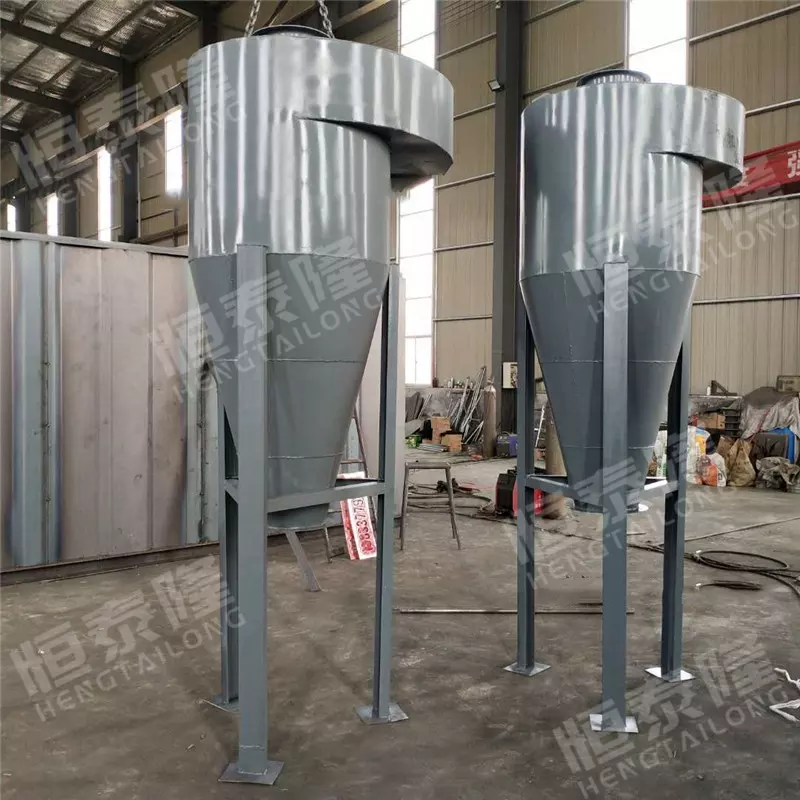 Small Dry Decent Container Depends Air Volume Filtration Equipment Cyclone Bag Dust Collector