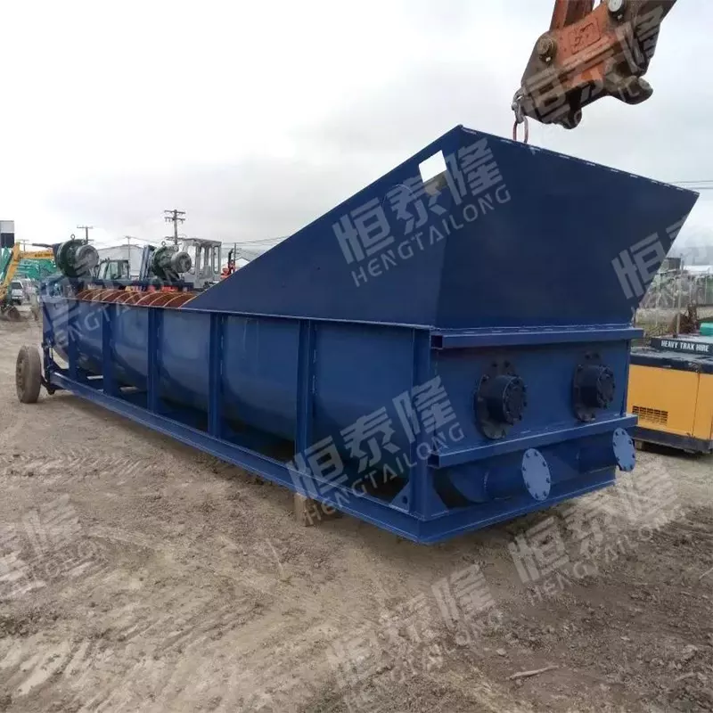 gravel coal ore mineral river silica sand screw spiral washer washing machine