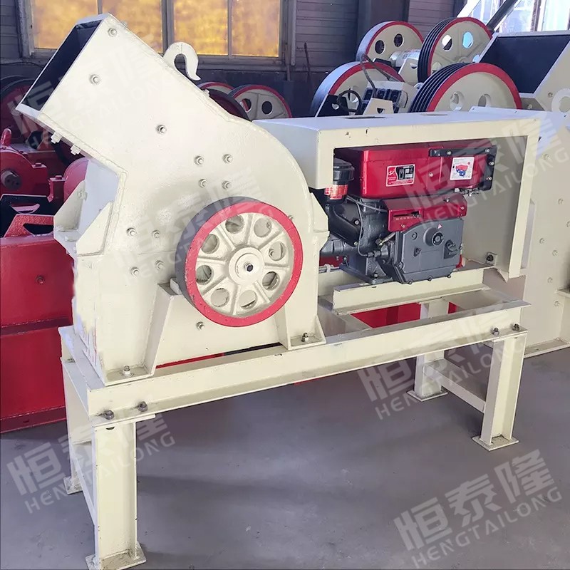 Diesel Sand production line mobile mini granite glass rock crasher ores hammer crushing machine stone Crusher