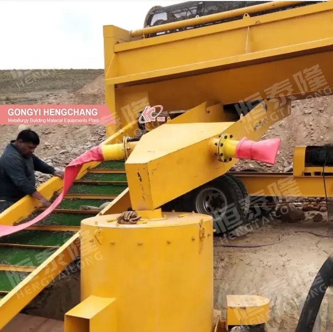 Alluvial Tantalum Gold Ore Processing Trommel Gold Mining Wash Machine