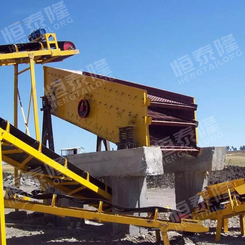 GTYZ pebble mining vibrating grizzly screen machine sieve for silica sand