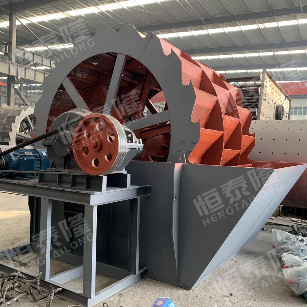 wheel bucket type washing sand machine wheel washing river stone machine